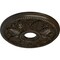Ekena Millwork Edinburgh Medallion (Canopies up to 5 1/8"), 18 1/8"OD x 3 1/2"ID x 2 3/4"P, Stone Hearth Crackle CM18ED1SHC - alternate 4